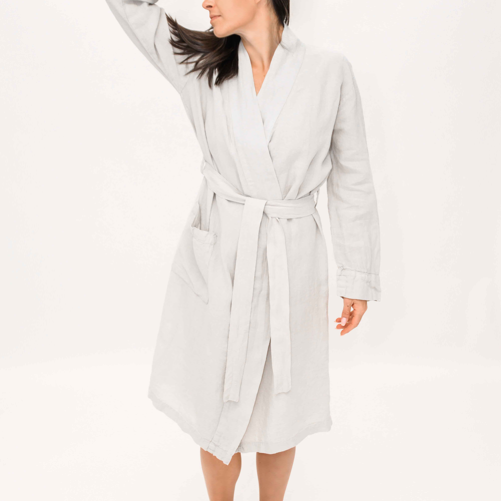 Linen Bathrobe