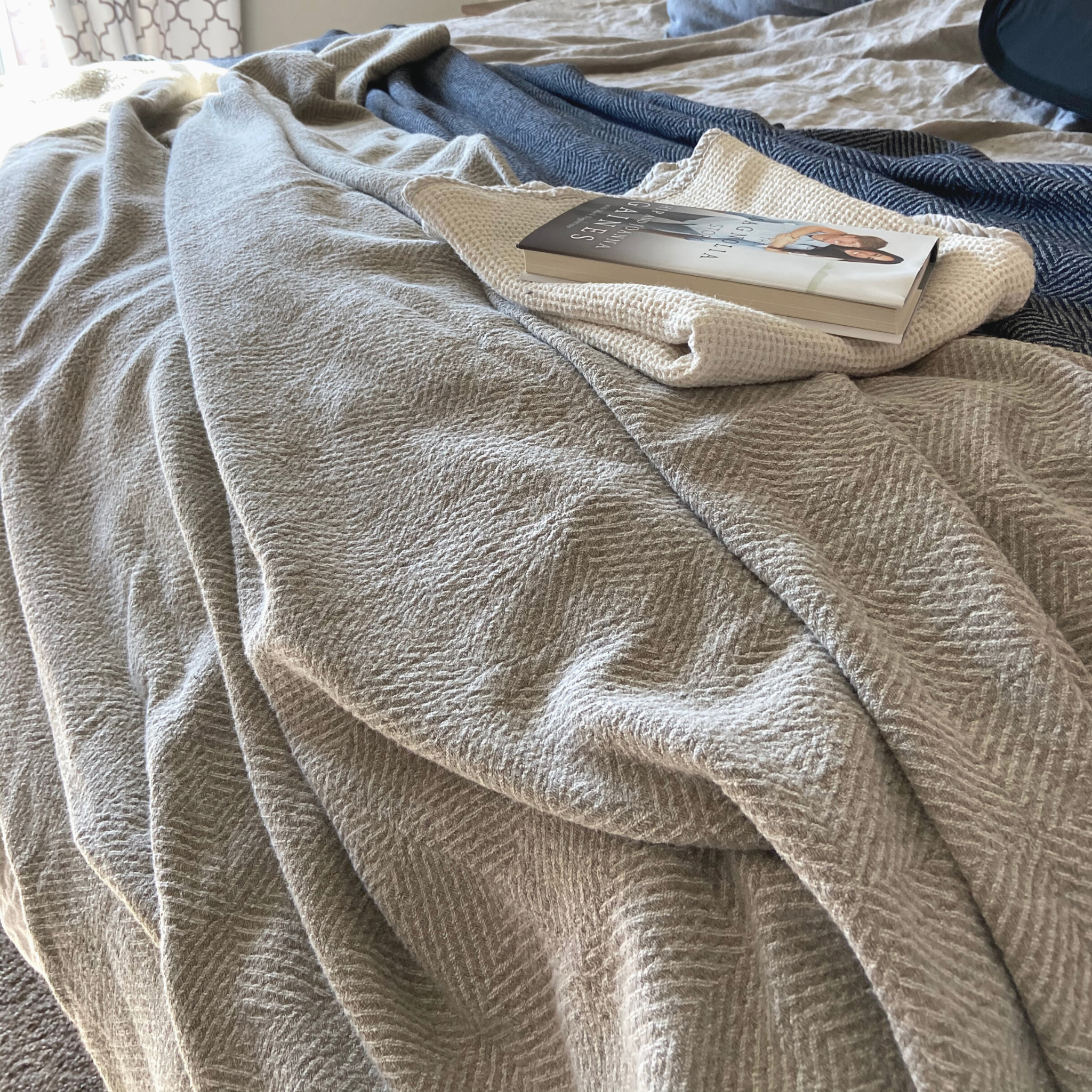 Herringbone Throw Blanket