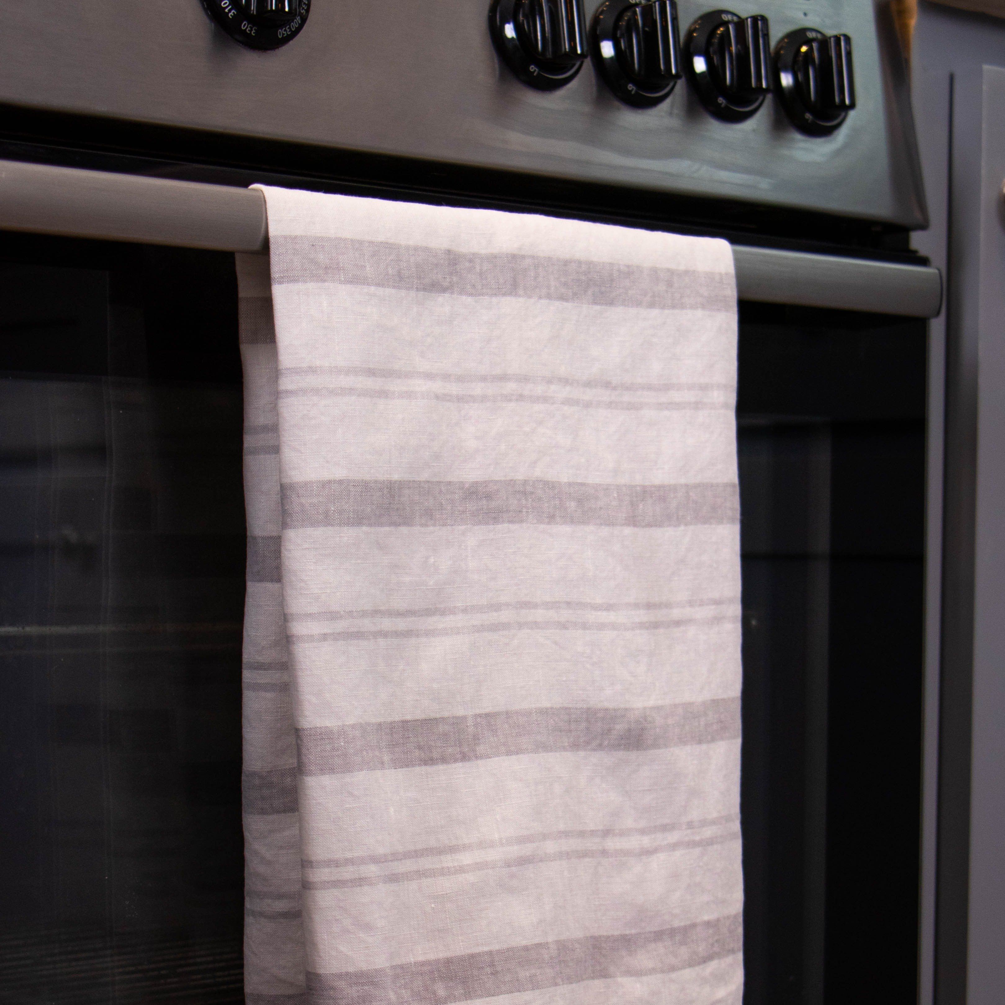 Striped Kitchen Towel Kitchen Towel Beflax Linen