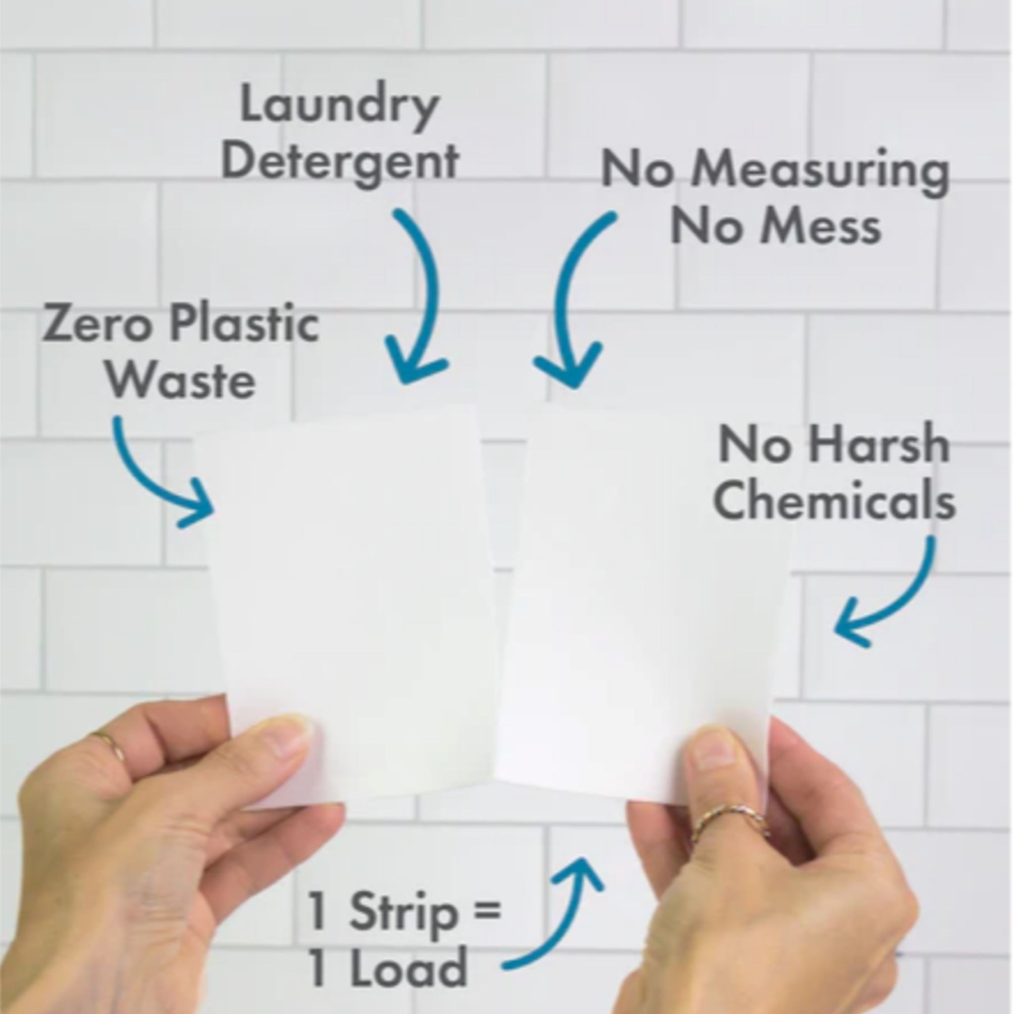Liquidless Laundry Detergent Sheets