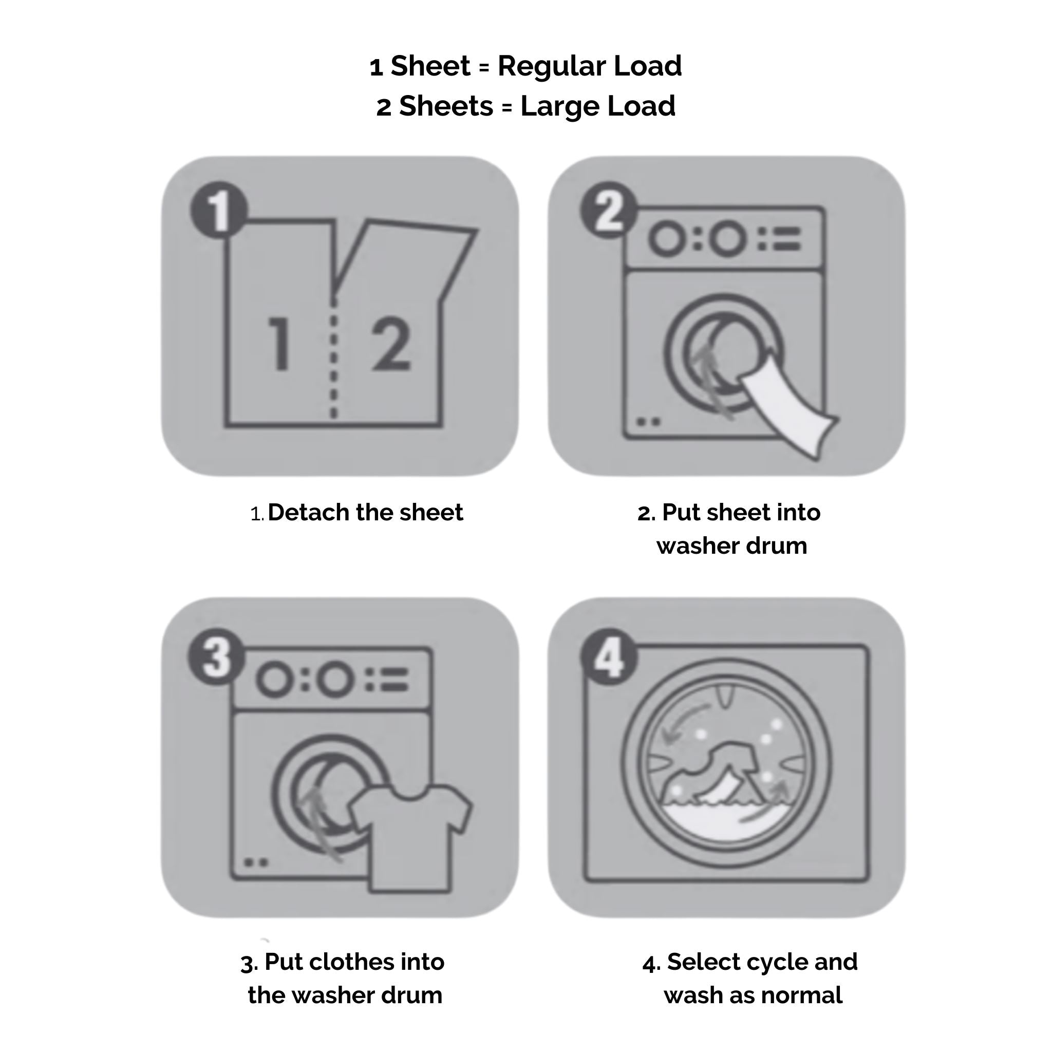 Liquidless Laundry Detergent Sheets